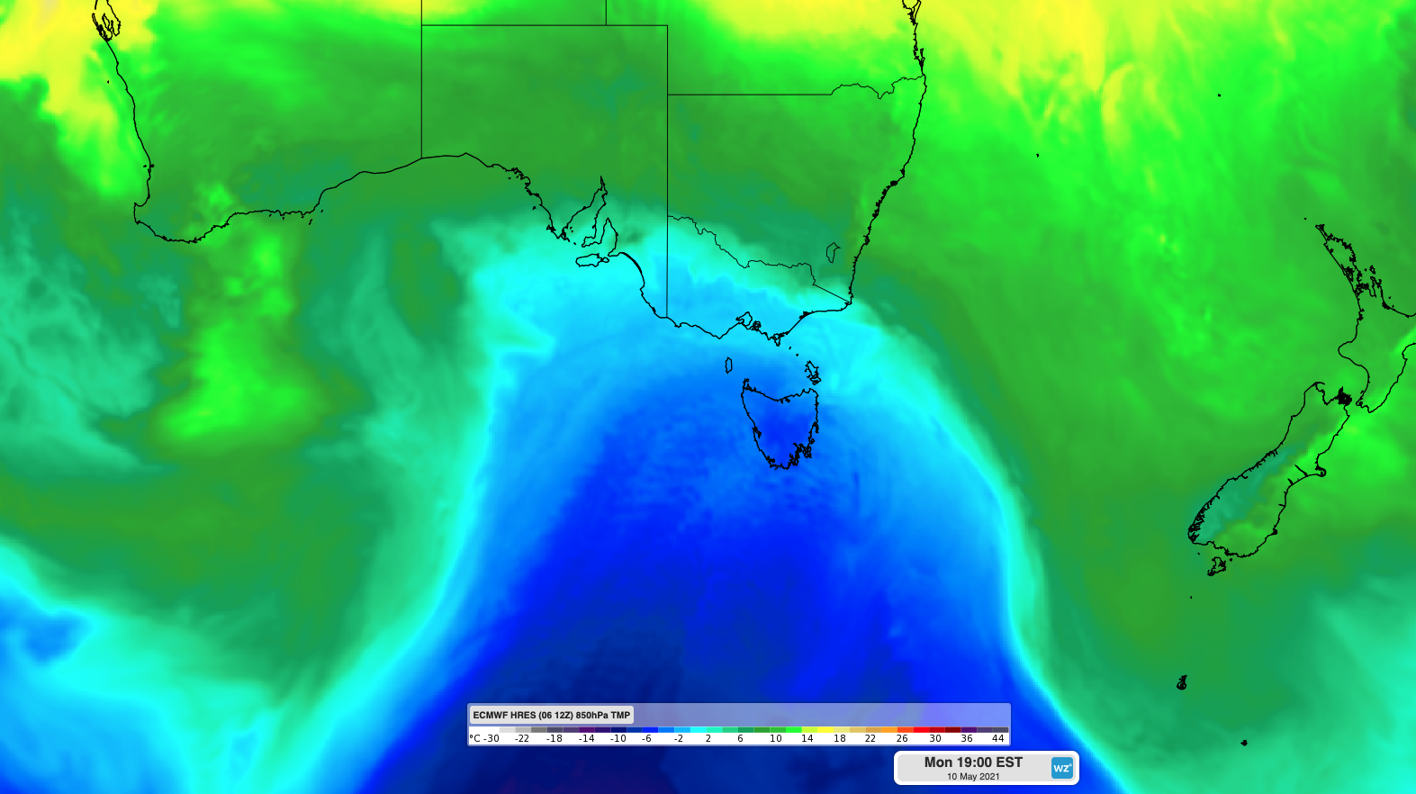 Icy weather looms for Tasmania 