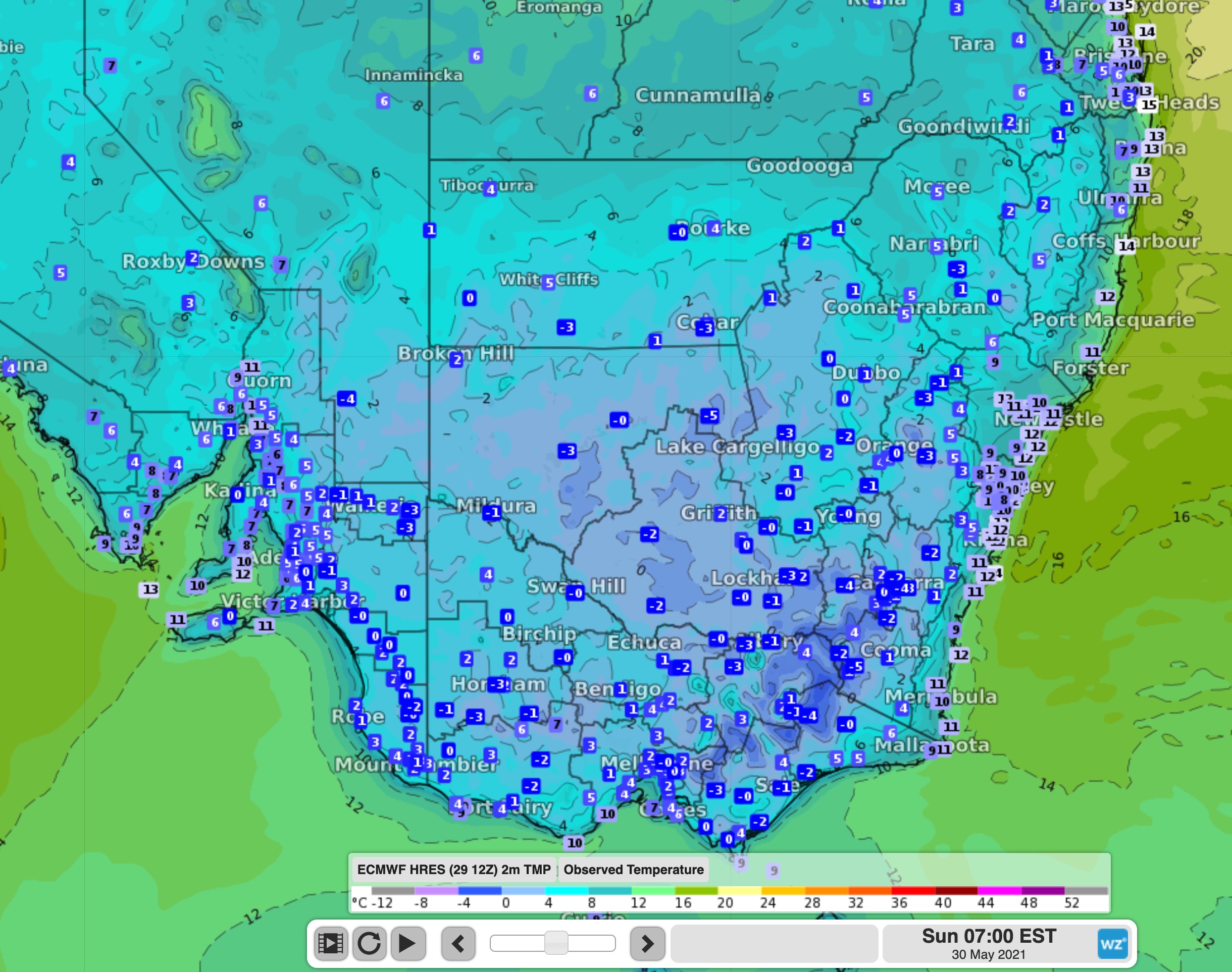 Record-breaking freeze in the southeast