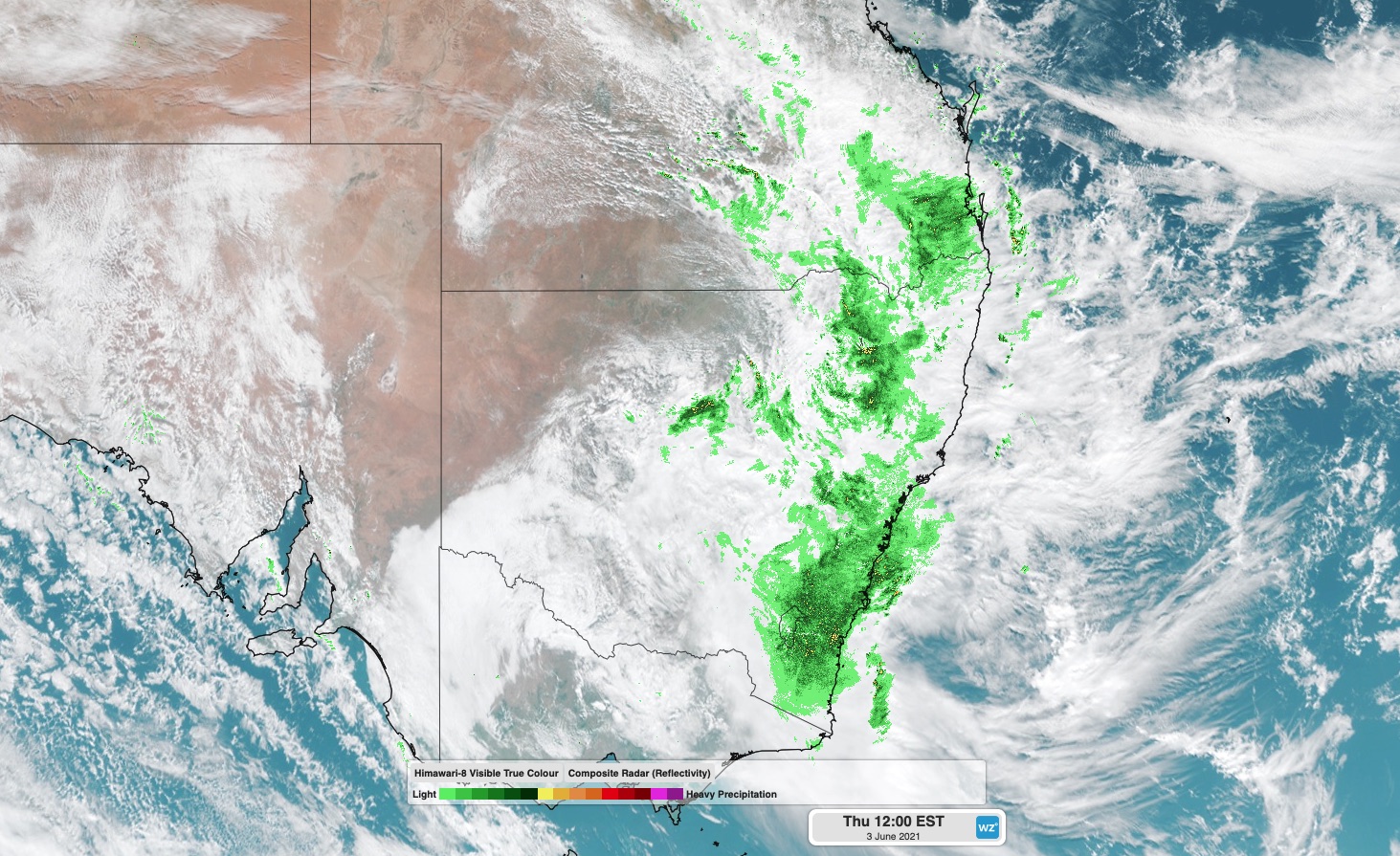 Brrr! Sydney 12C at midday as clouds blanket eastern Australia