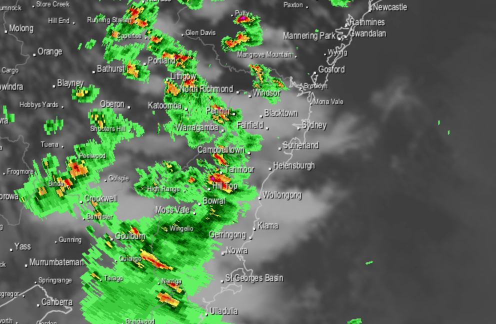 Major shopping centre roof collapses in severe Sydney storms