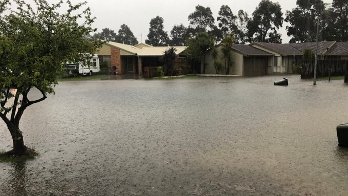 Flash flooding after deluge falls on Traralgon residents for third time this year