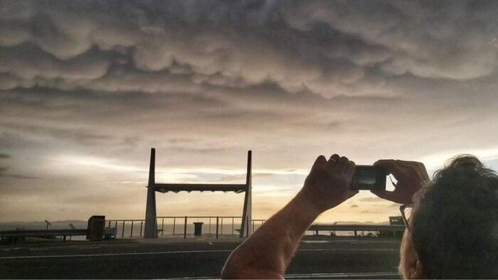 Two tornadoes seen as severe storms sweep across Queensland