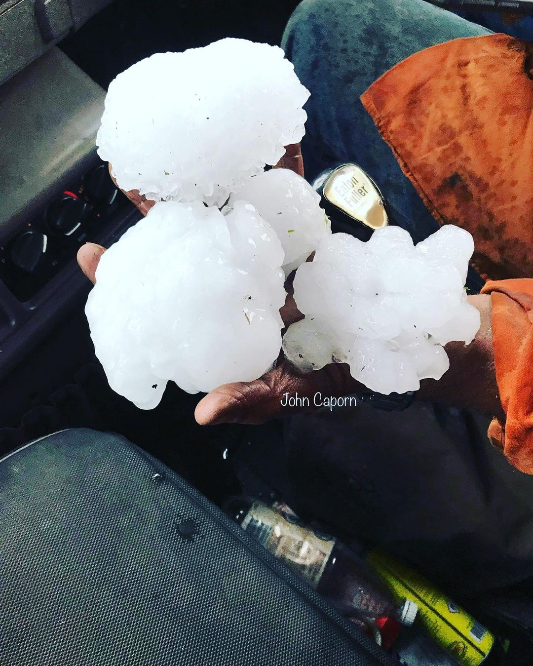 Record-breaking hail hits central Queensland