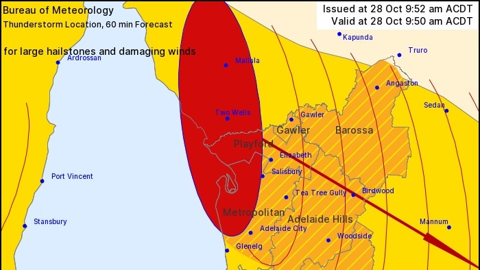 Severe thunderstorms hit South Australia, SES receives hundreds of callouts