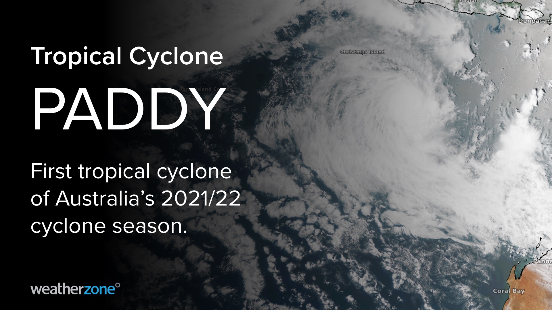 Australia's first tropical cyclone of the season 