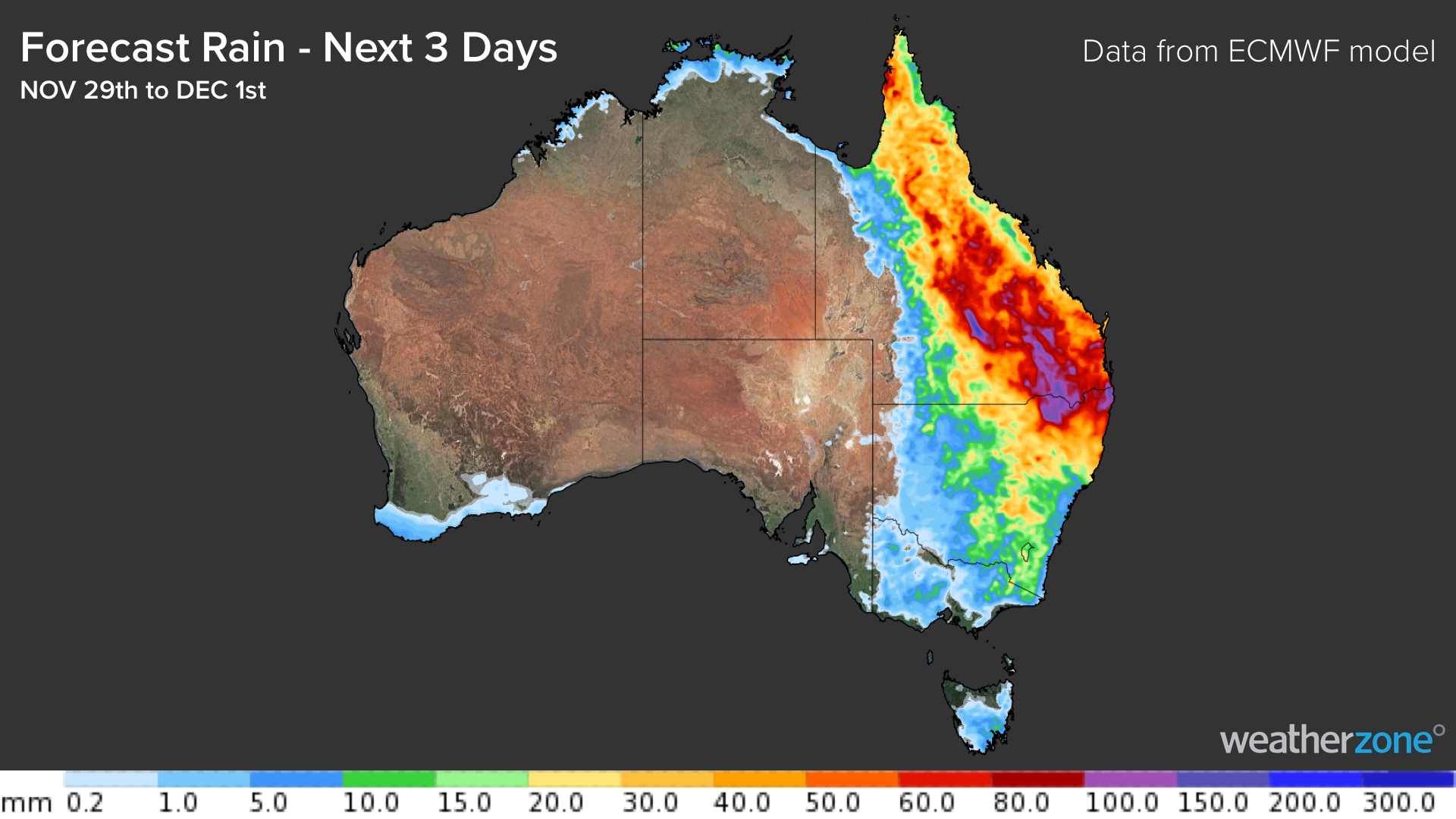 Another wet La Nina week in flood-weary eastern Australia 