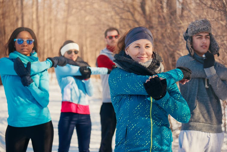 Cover your face, wear a hat and stay hydrated to exercise safely through the winter