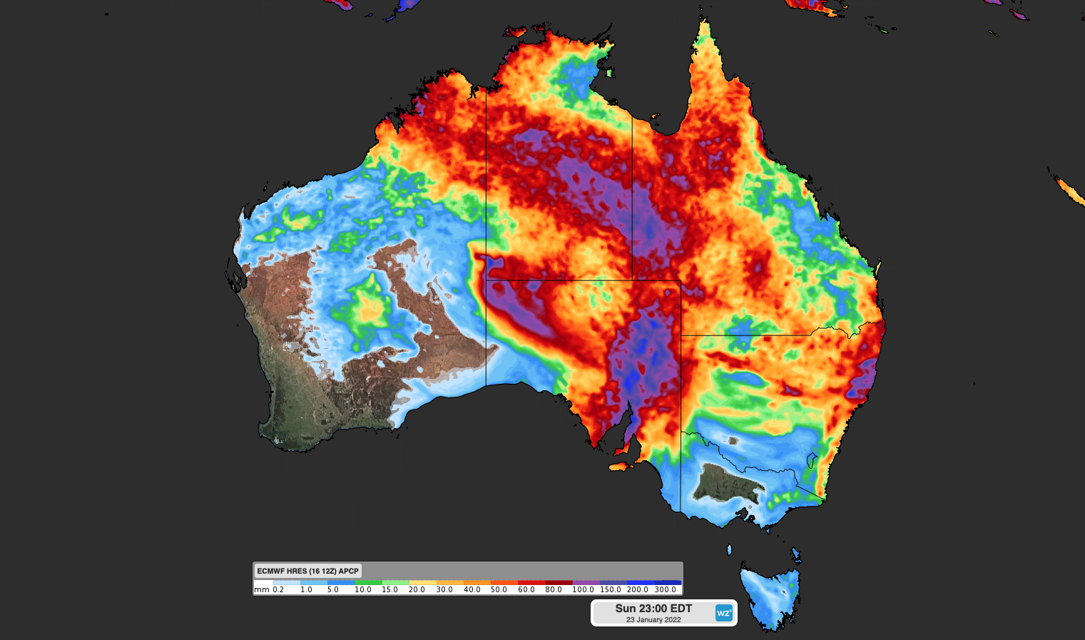 It's going to be a wet week in Australia