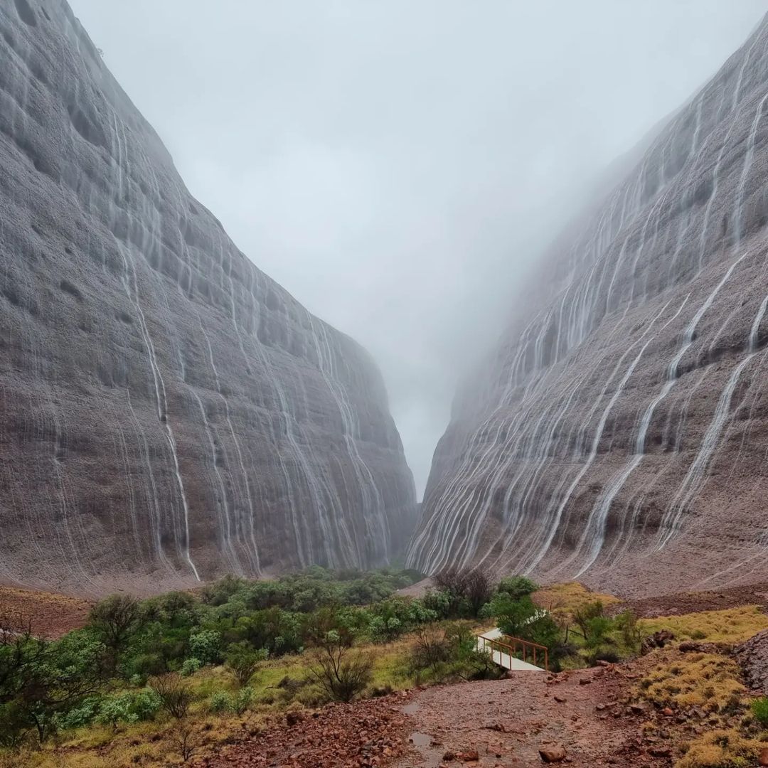 Red Centre's first waterfalls of 2022 