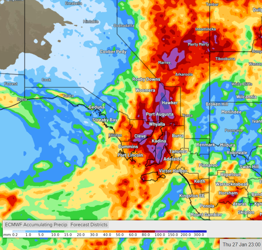 Once-in-a-lifetime rain flooding much of SA