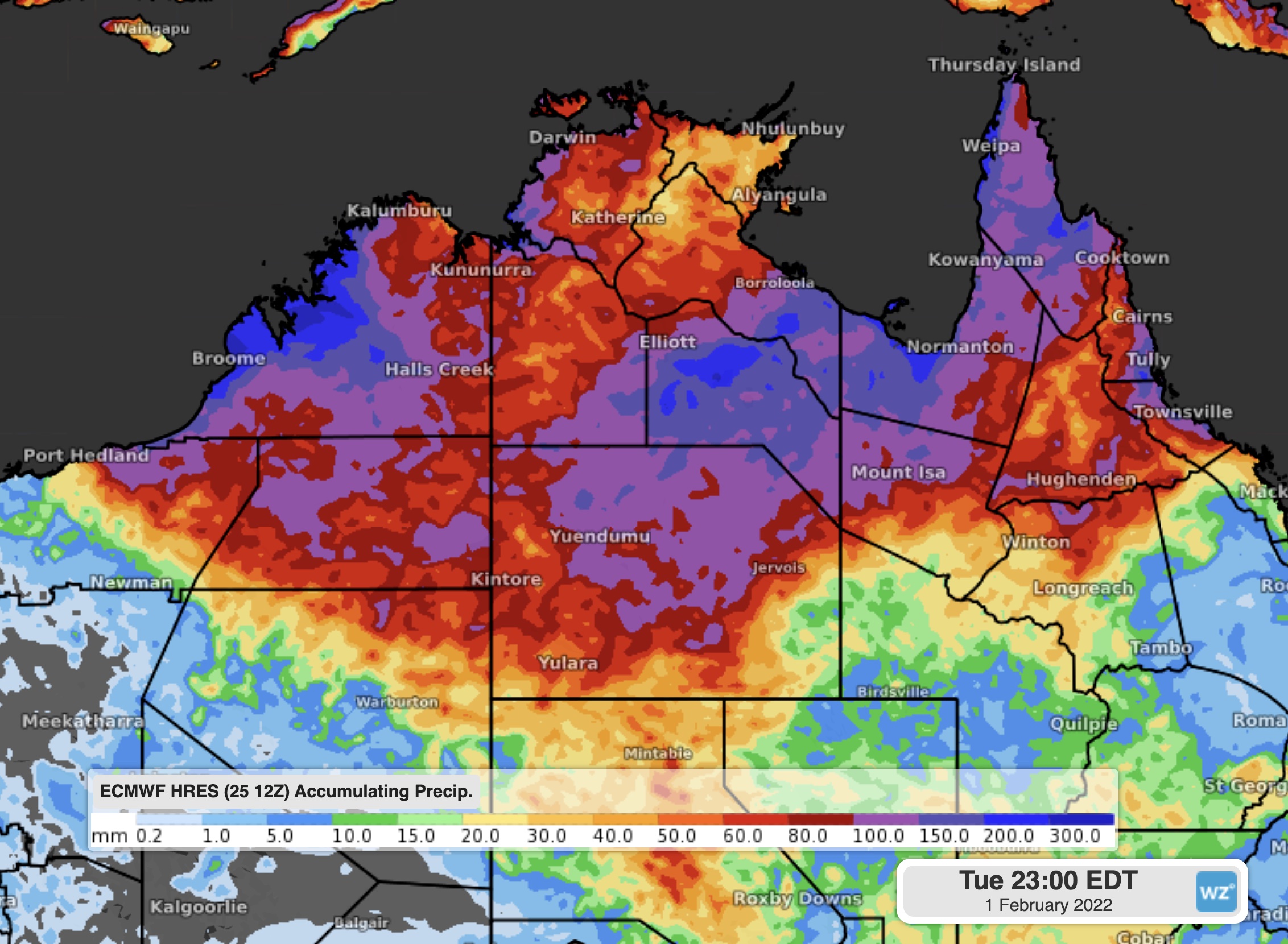 Monsoon fires up over northern Australia