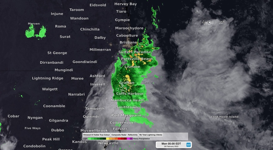677 mm in three days breaks Brisbane rainfall record