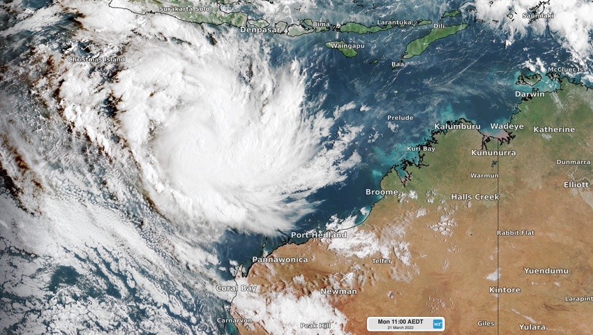 Cyclone Charlotte develops northwest of WA