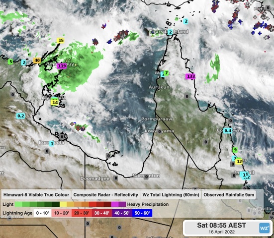Wet Season not done with the tropics just yet