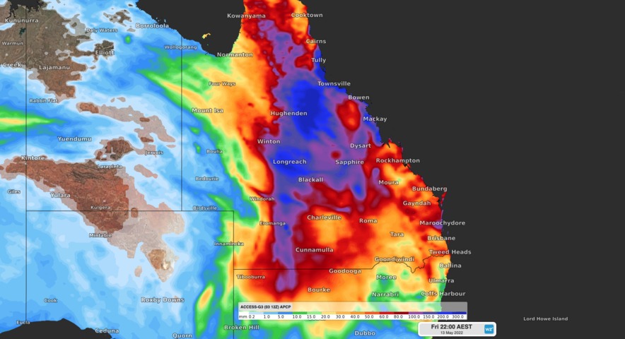 Flooding rain on the horizon for QLD