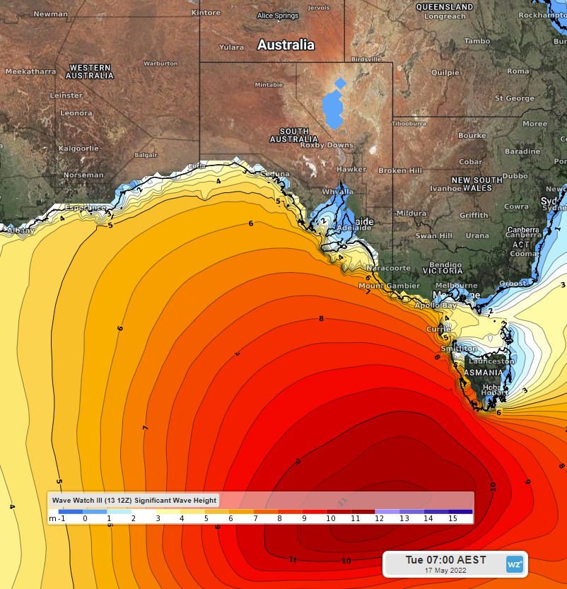Big swell in Australia's South 