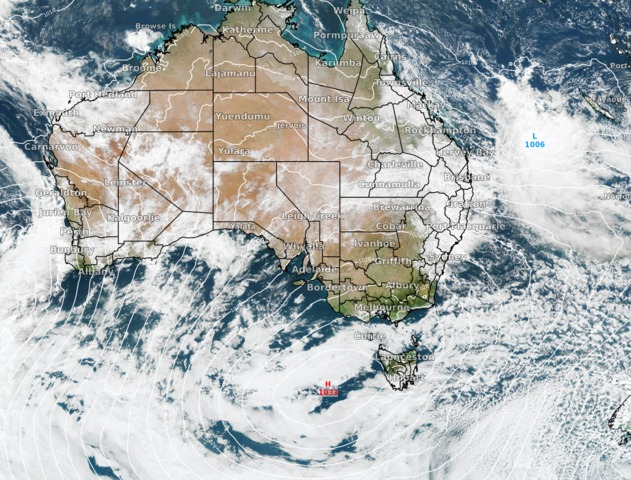 Blocking high over the southeast