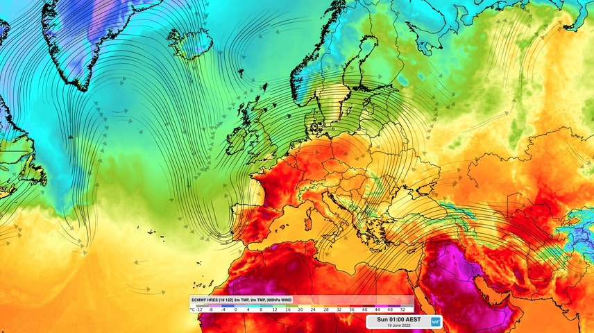 Record-breaking June heat hits Europe