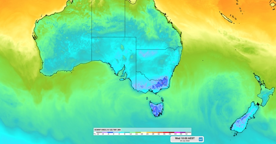 Melbourne's coldest morning in four years