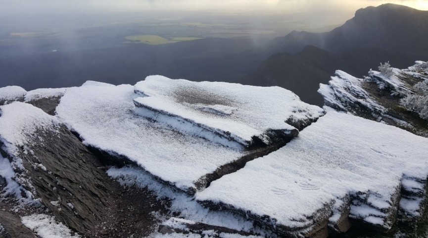 No bluffing, snow just fell in WA