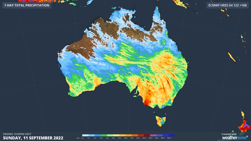 Nation-wide soaking in Australia this week