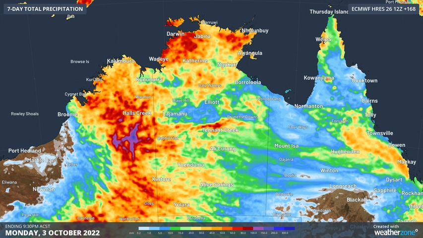 Rain returning to northern Australia