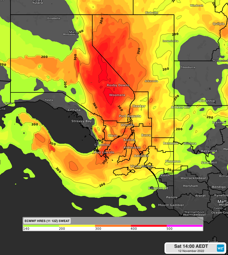 Stormy Saturday for South Australia