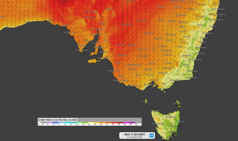 Melbourne's beating Sydney and Canberra at summer (maybe)