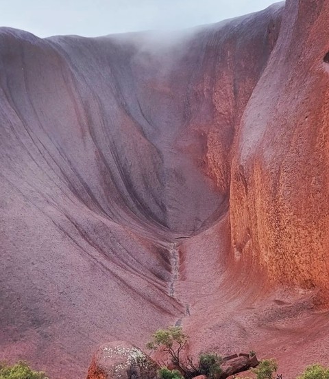 Alice Springs and Uluru cop a drenching