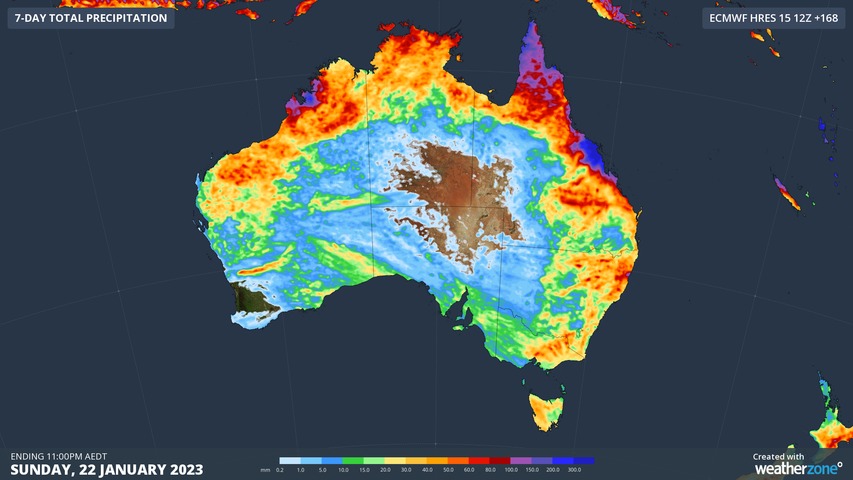 Flooding rain, severe storms and intense heat in Australia this week