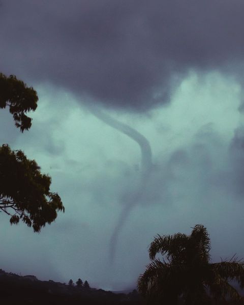 Waterspouts and 20,000 lightning strikes hit Sydney region