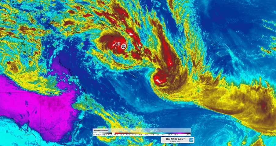 Tropical cyclones to play colossal game of follow-the-leader