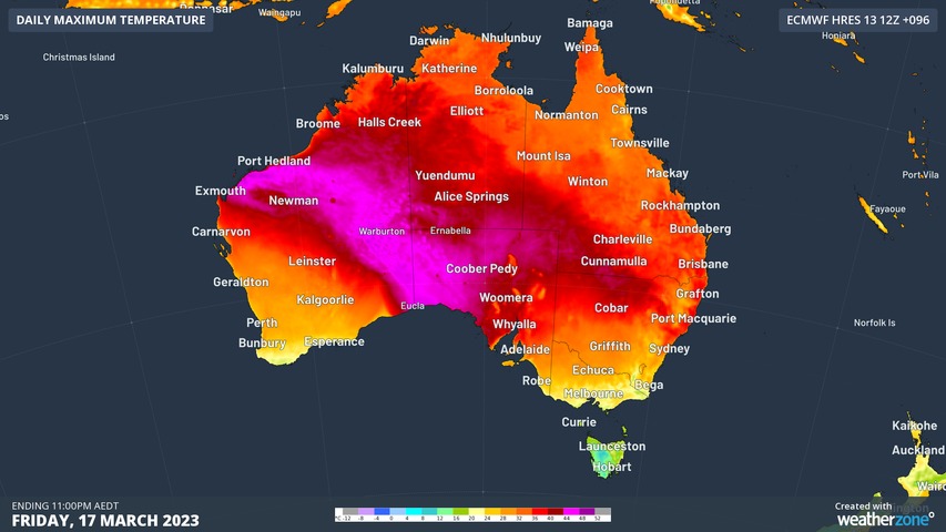 Huge surge of autumn heat coming