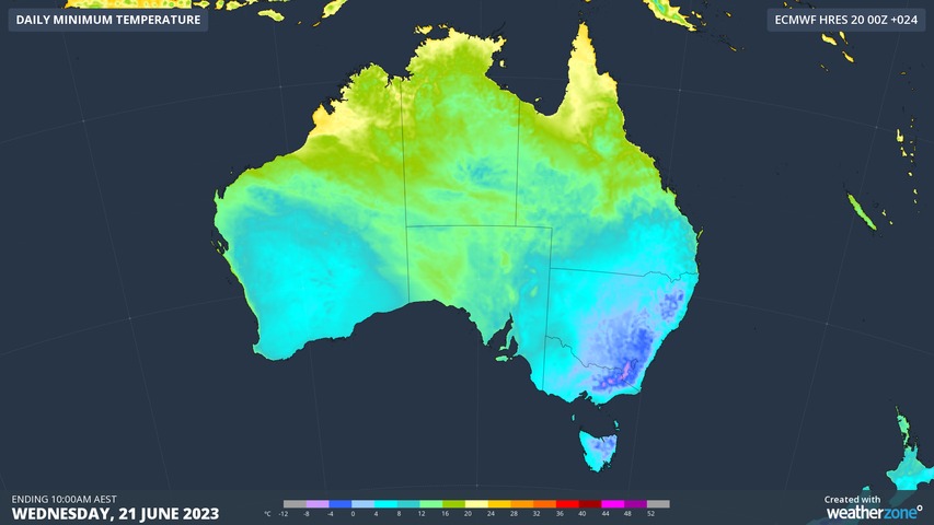 Coldest morning in 5 years for parts of NSW, QLD, ACT