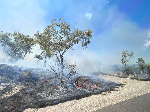 Dry Red Centre fuels fires near Alice Springs