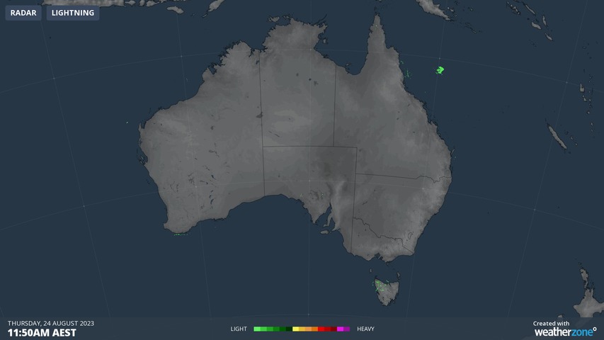 Rain-free continent a sign of things to come?