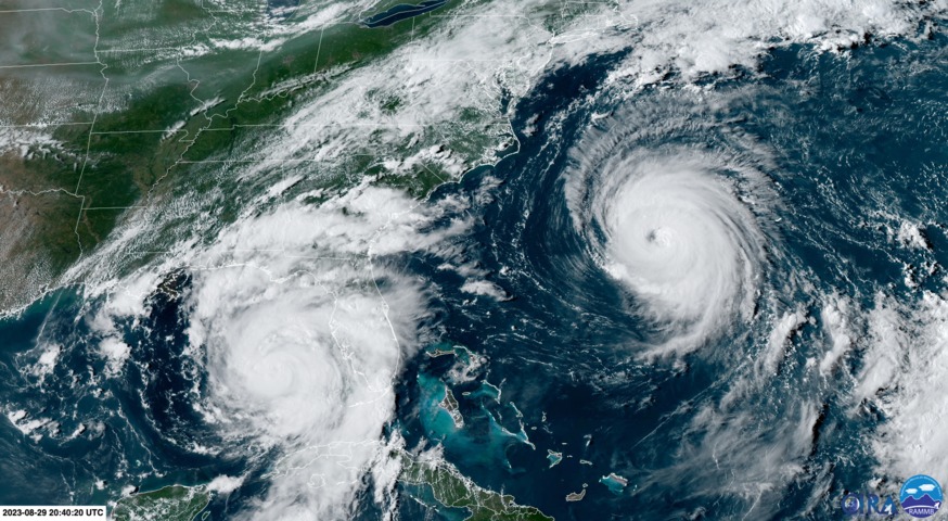 Due violenti tornado al largo delle coste americane