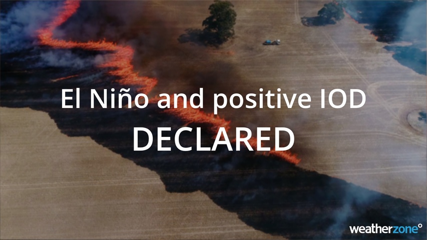 El Nino and positive IOD declared