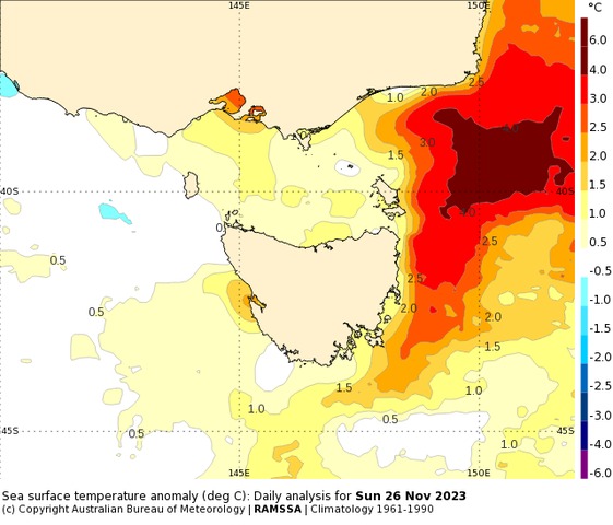 Tasman Sea 'warm blob' to fuel heavy rain in NSW, Vic this week