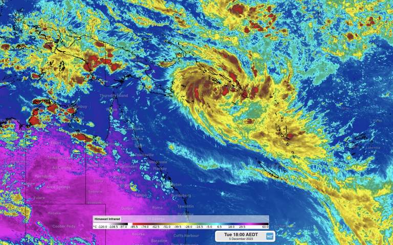 Tropical Cyclone Jasper forms in Australian region
