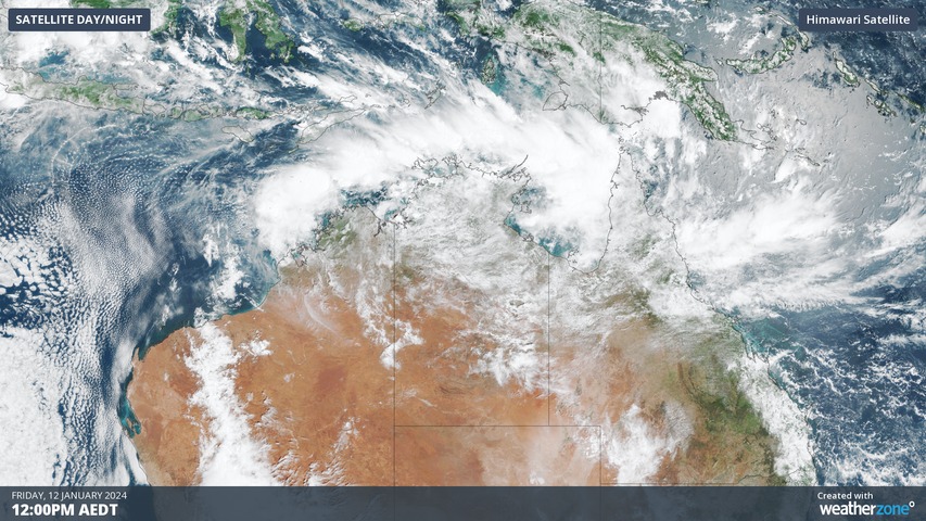 Monsoon arrives over northern Australia
