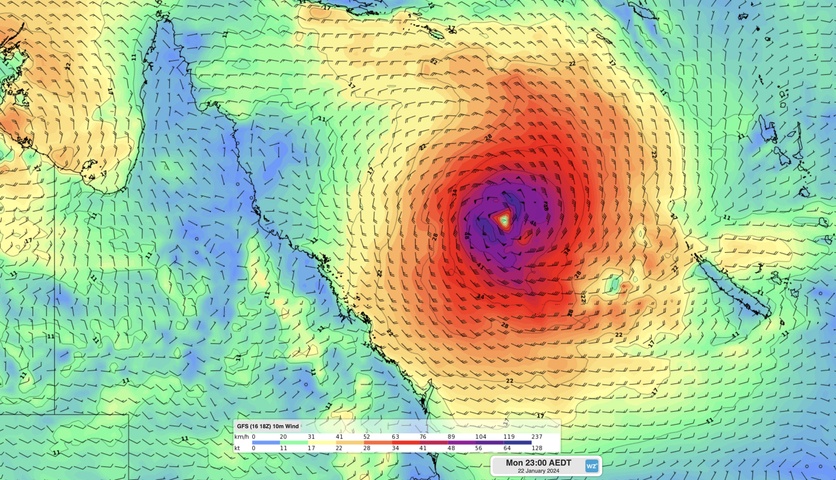 High chance of Coral Sea tropical cyclone next week