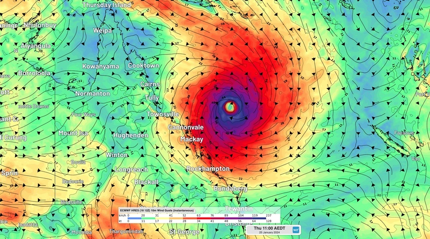 Will a tropical cyclone hit Queensland next week?