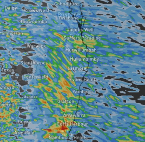 Northeast NSW copping a drenching