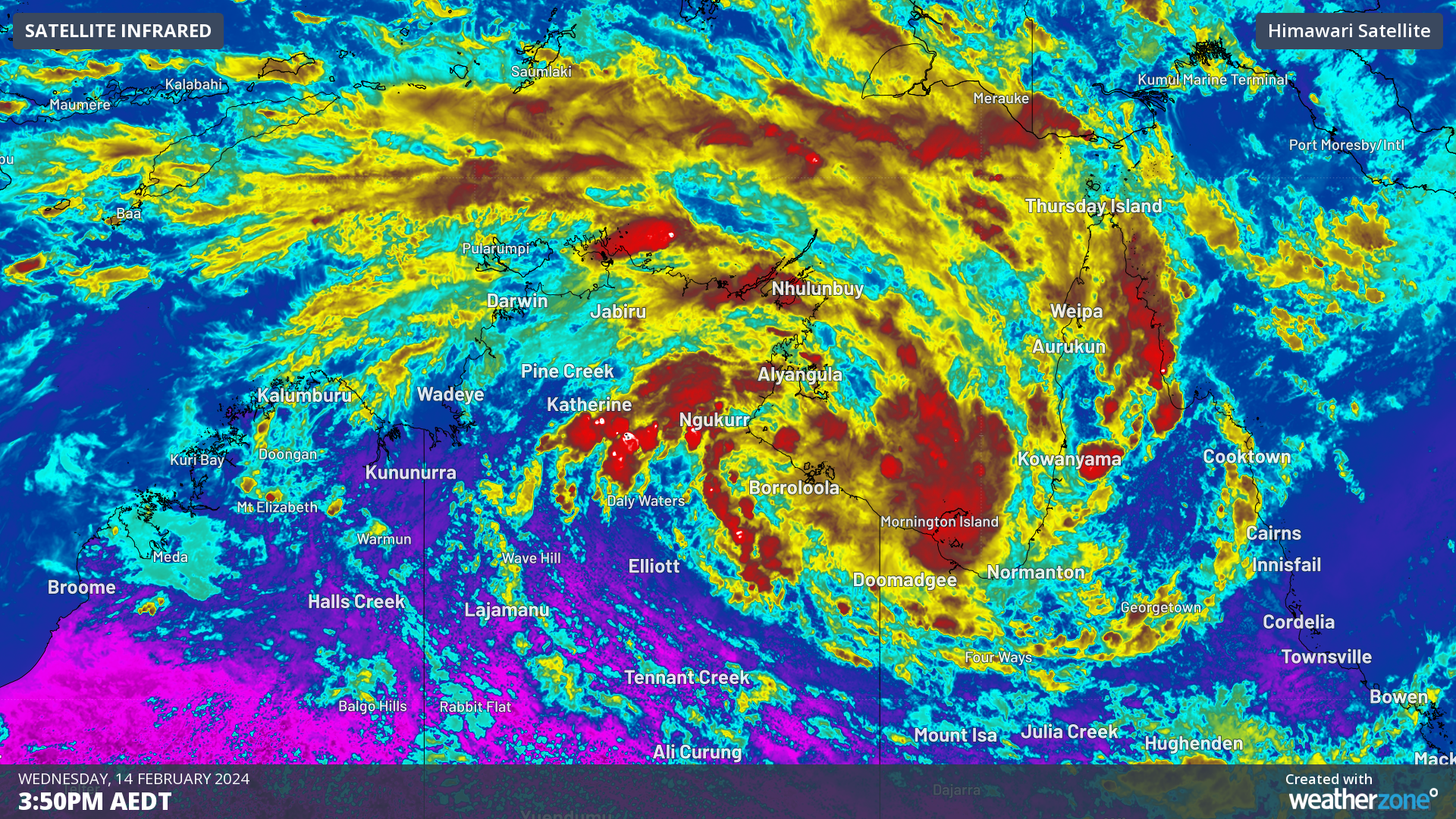 Increased chance of NT Tropical Cyclone