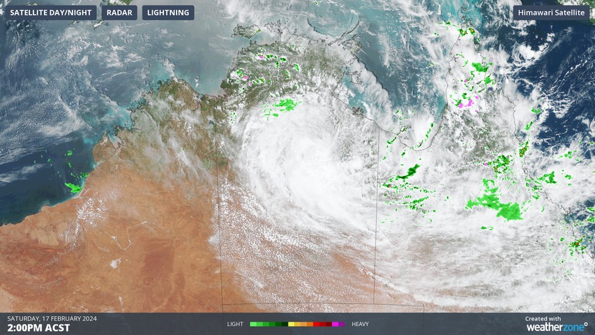 Ex-Tropical Cyclone Lincoln causing severe weather in the NT, may re-develop in WA waters next week