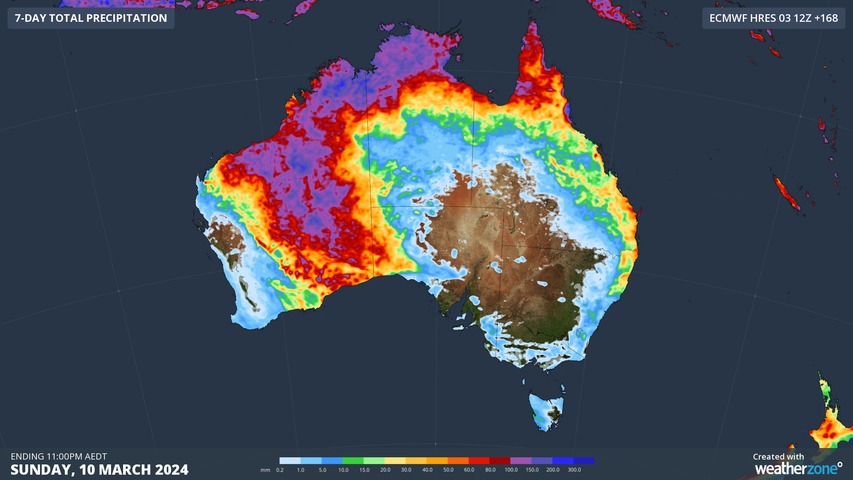 Wet season arriving in WA this week