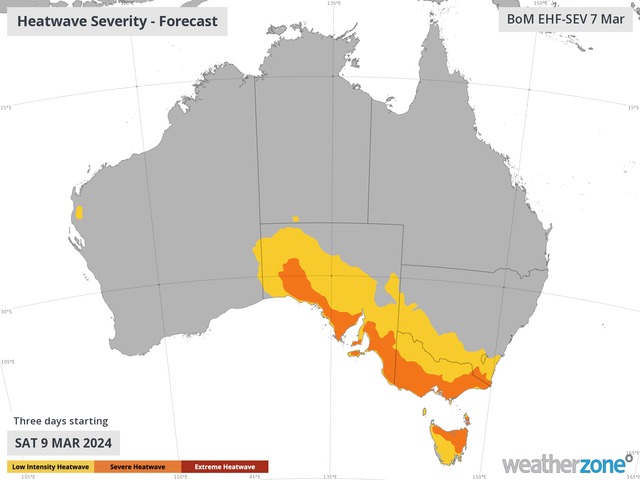 Tropics helping add to southern Aus heatwave