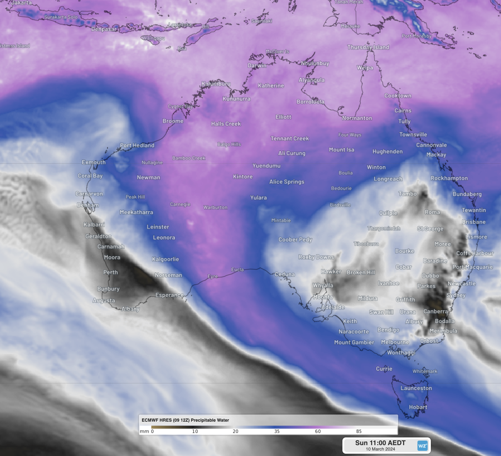 Colossal rainfall over the Nullarbor