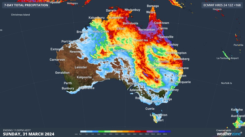 Wet week ahead for Qld, NT